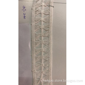 Squid Like Trims Polyester Embroider Fabric